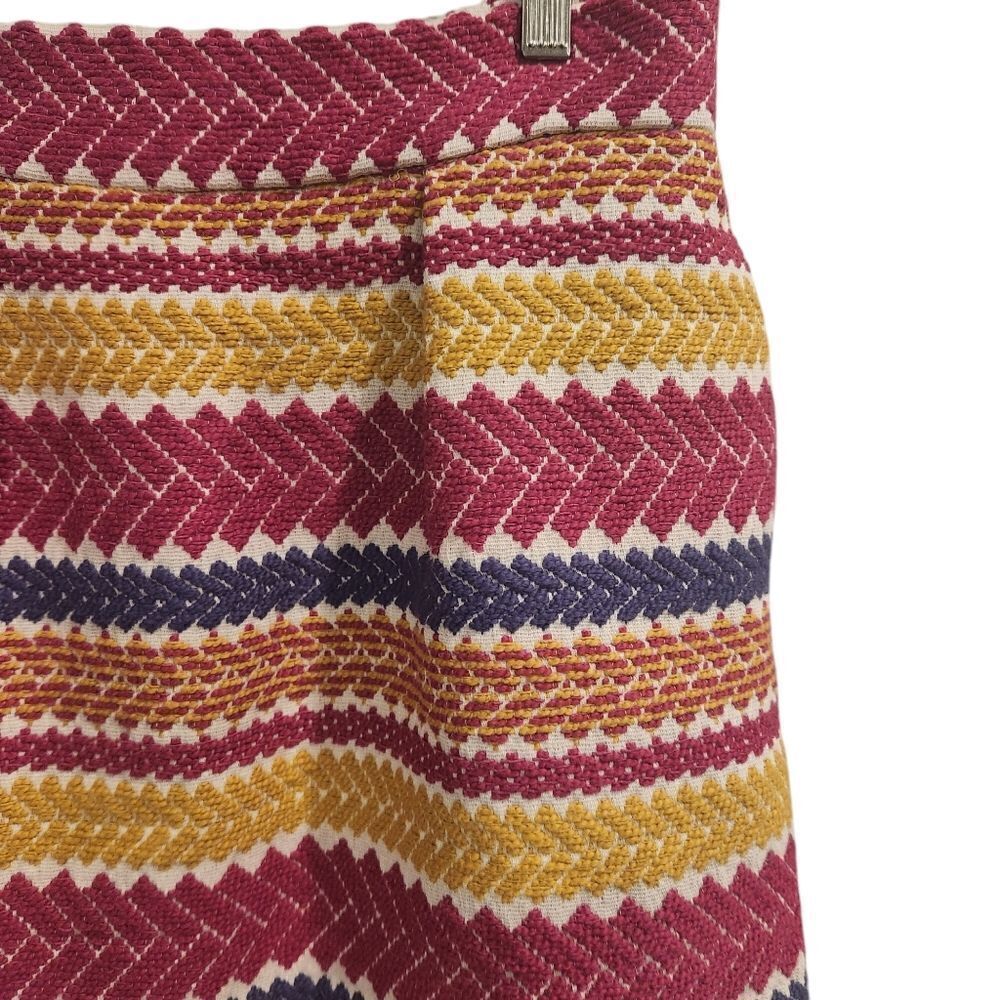 Anthropologie Nomad by Morgan Carper Jacquard Mini Skirt Medium Womens - Picture 4 of 7